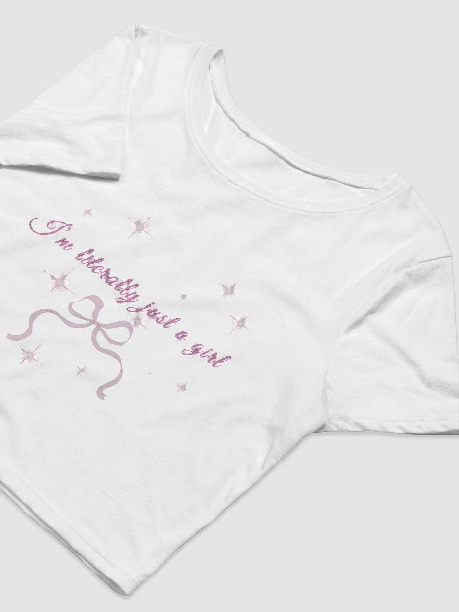 Sparkling I'm Just a Girl Baby Tee product image (8)