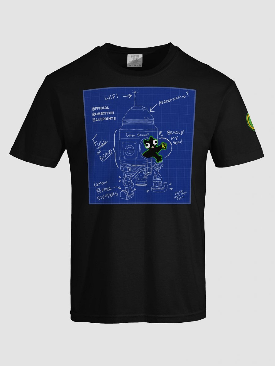 Tshirt - DerpCat II Rocket Blueprint product image (5)