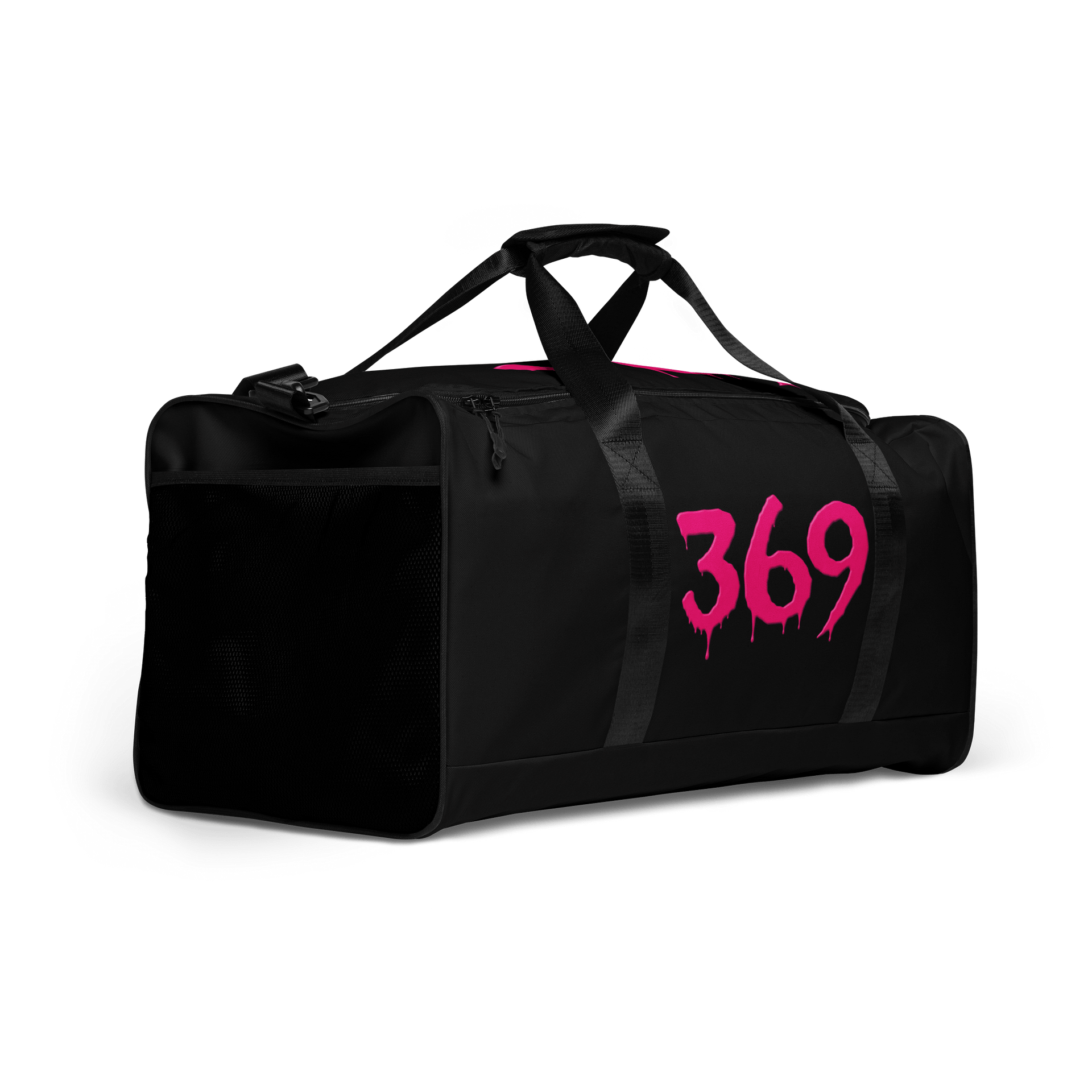 Hot Pink and Black 369 Duffel product image (2)