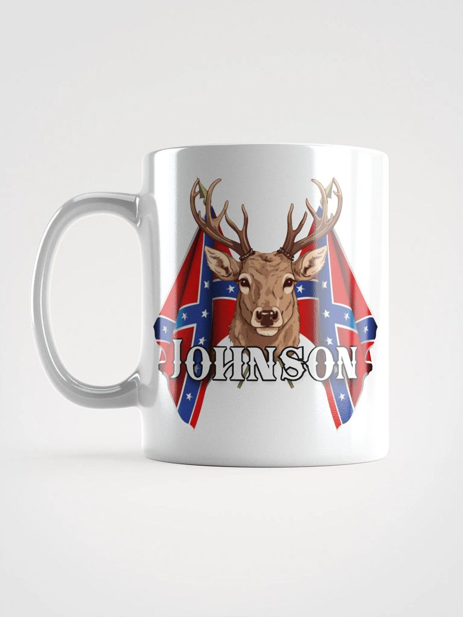 "Johnson" Rebel Redneck Deer - White Mug product image (2)