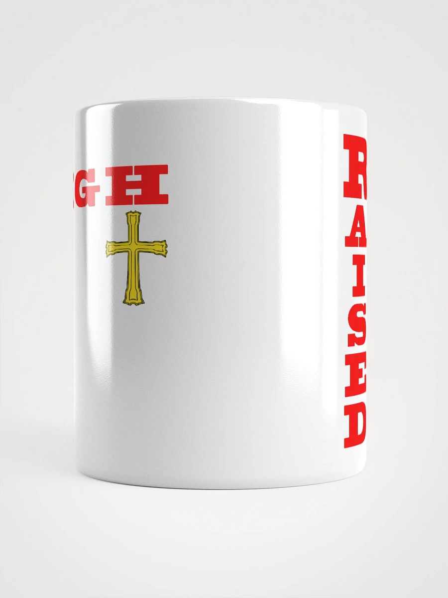 Raised Right Cross White Mug product image (9)