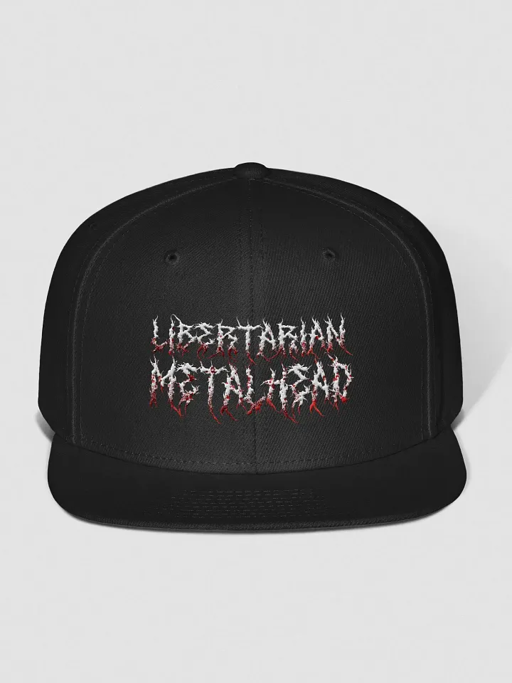 Libertarian Metalhead - Snapback Bloody product image (1)