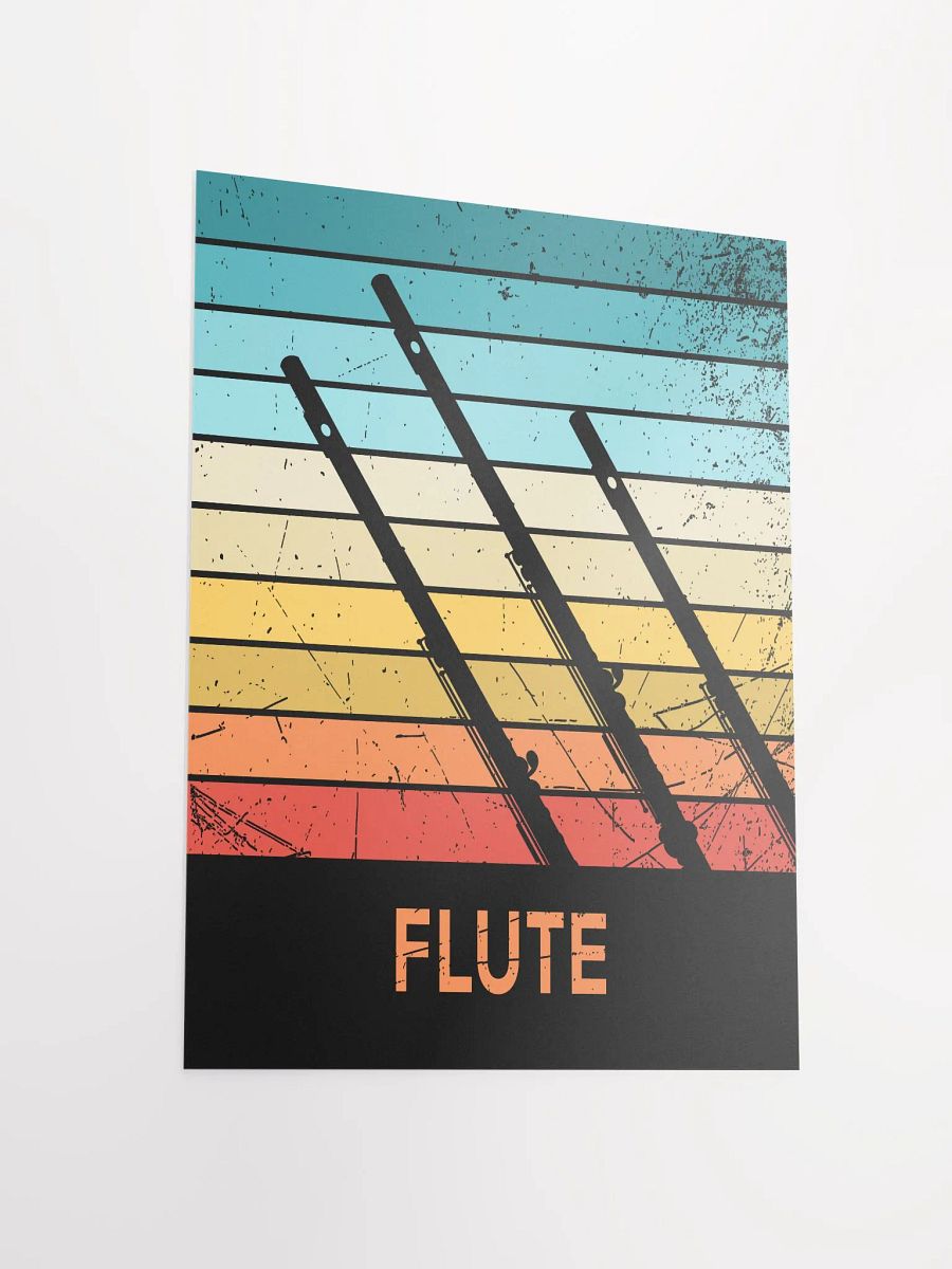 Small Retro Abstract Flute Poster - Flute product image (3)