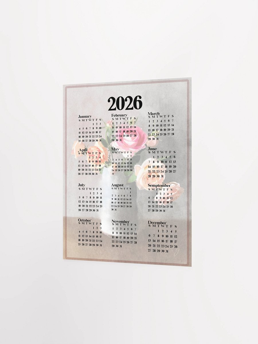 2026 Poster Calendar product image (3)