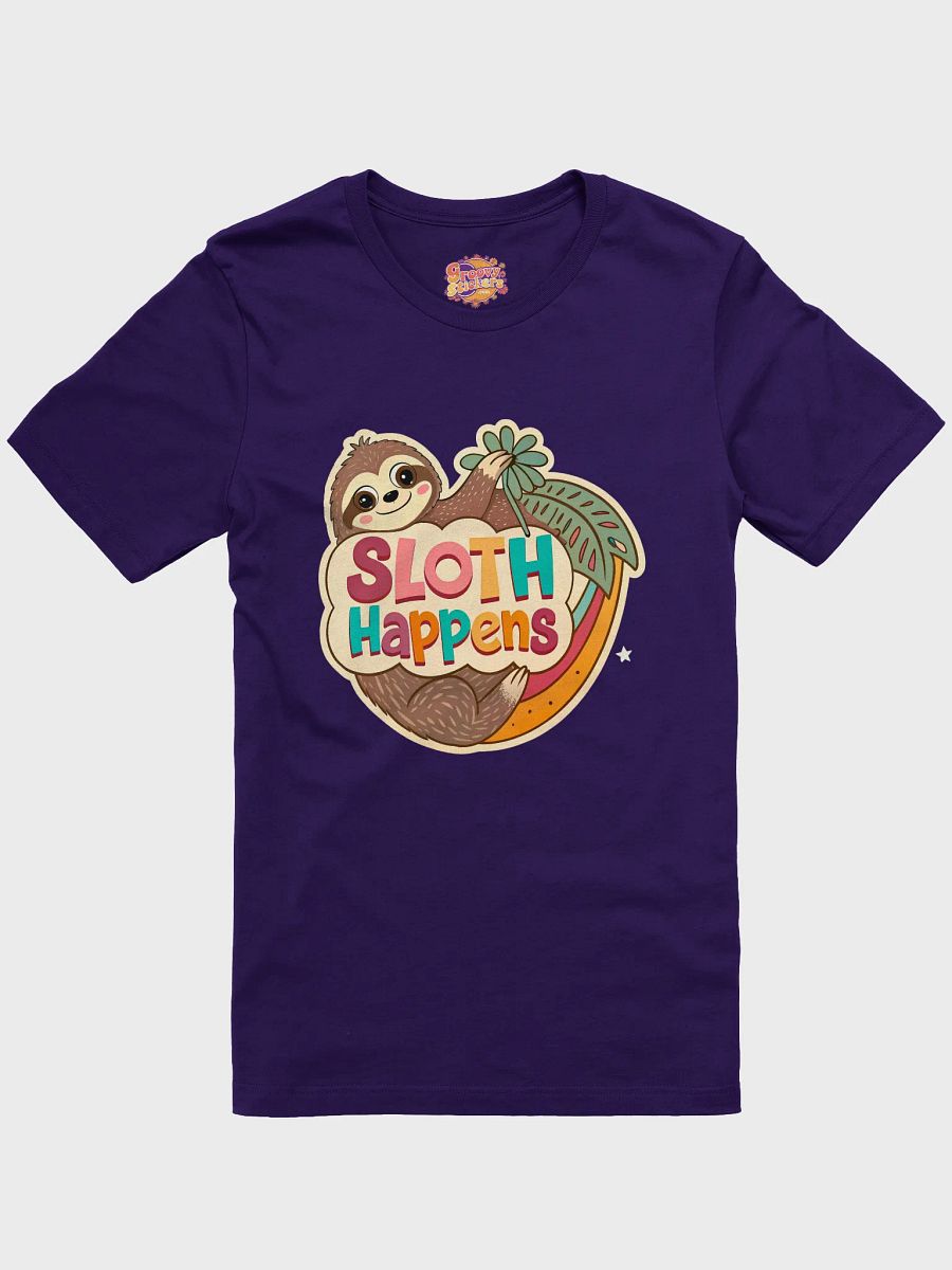SLOTH Happens - Playful Sloth T-Shirt product image (1)