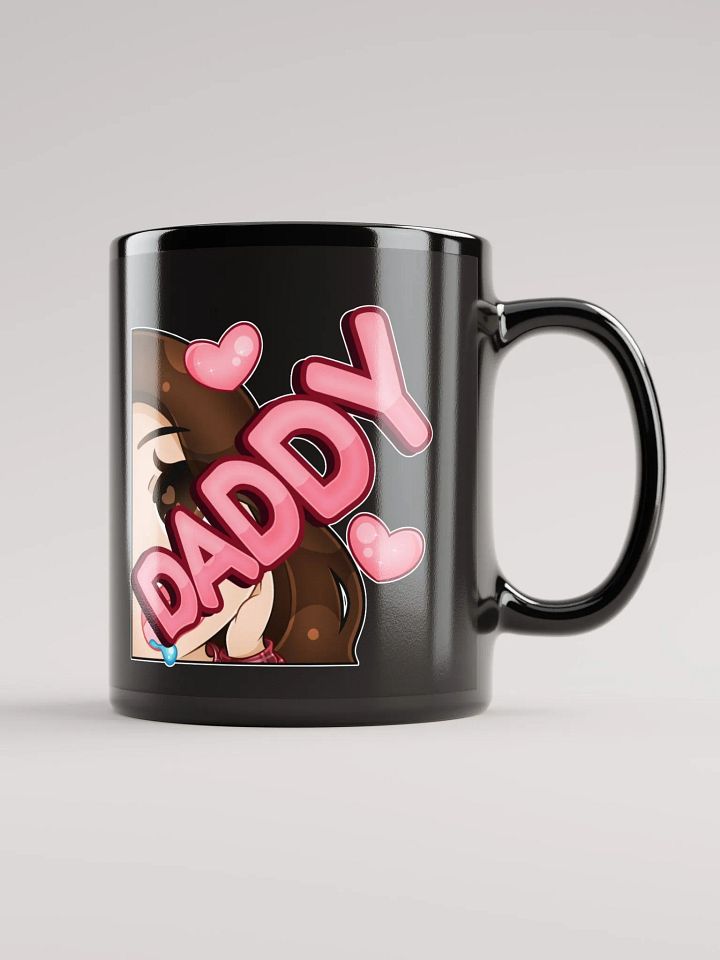 Daddy Emote Black Glossy Mug! product image (2)