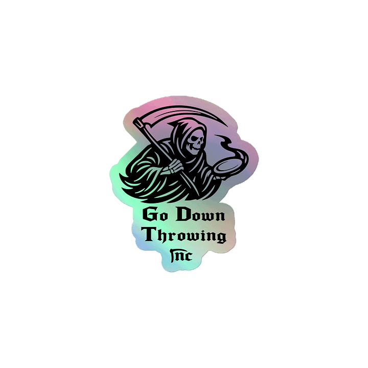 GDT Reaper Logo Holographic Sticker product image (1)