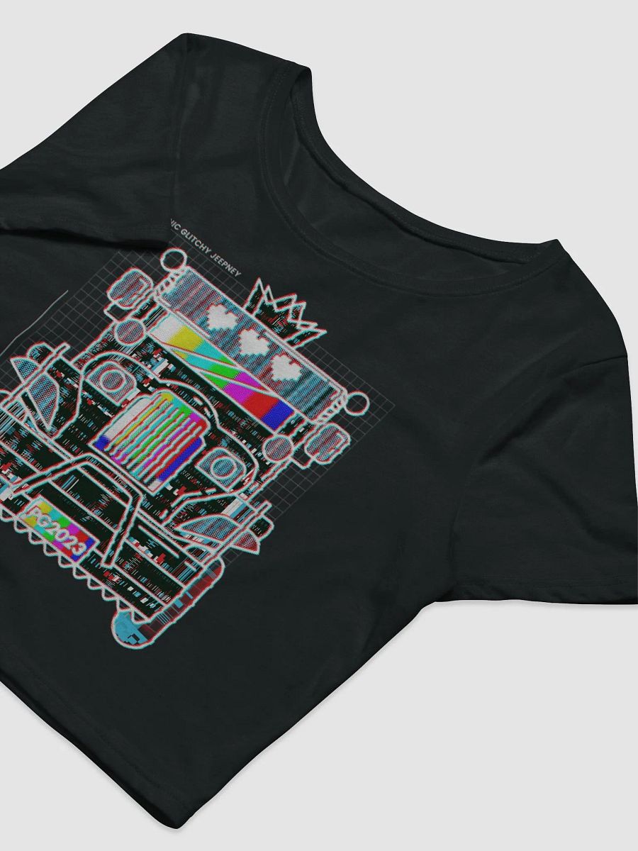 Panic Glitchy Jeepney Crop Tee product image (3)