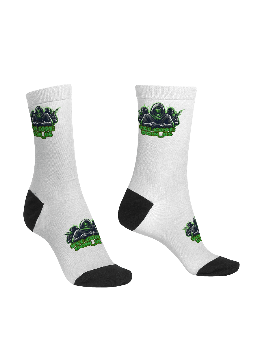 Neon Rep Gaming EcoArt Crew Socks product image (3)
