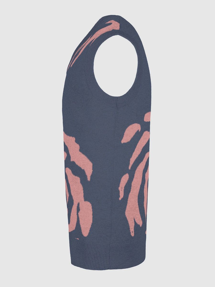 Rose Jacquard V-Neck Vest product image (27)