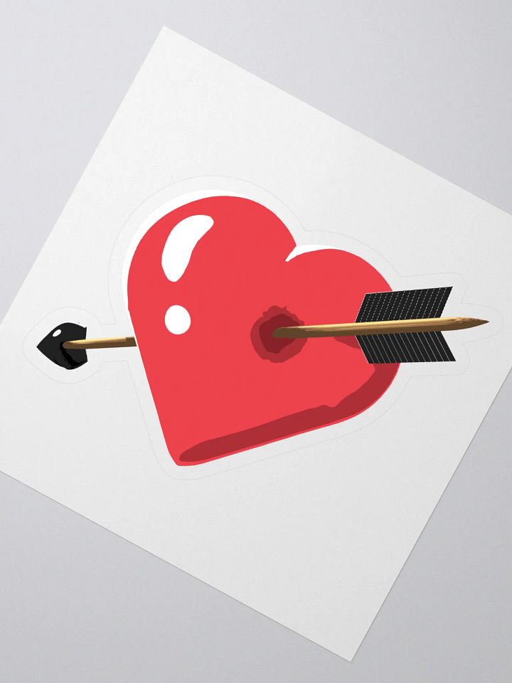 Red Heart with Arrow - Sticker product image (2)
