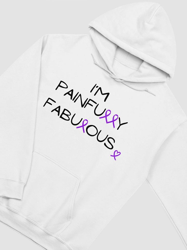 I'm Painfully Fabulous Hoodie- Black Print product image (2)