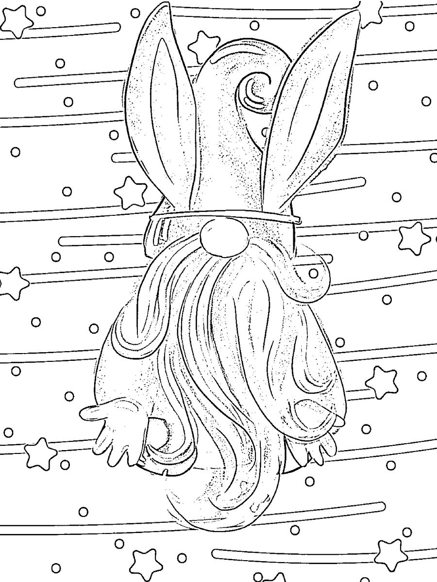Easter Gnomes Coloring Pages-Chillin' with My Gnomies product image (6)