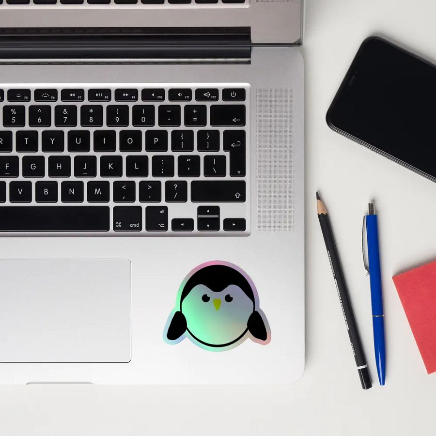 OfPingu,s holographic sticker product image (10)