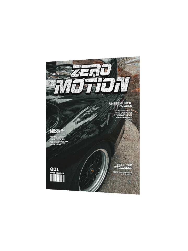 Zero Motion Poster product image (2)