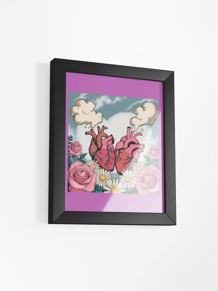 Anatomical Heart & Floral Fantasy Poster product image (42)