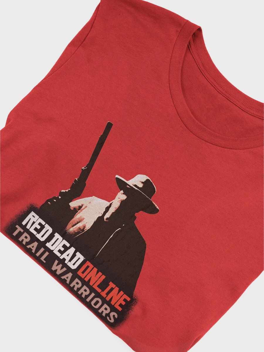 Trail Warriors Red Dead Game Cover Art Gunslinger T-Shirt product image (4)