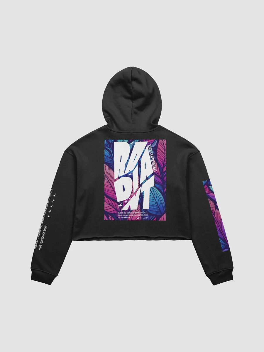 Empowered Essence: A Celebration of Self-Love: Fleece Crop Hoodie product image (2)