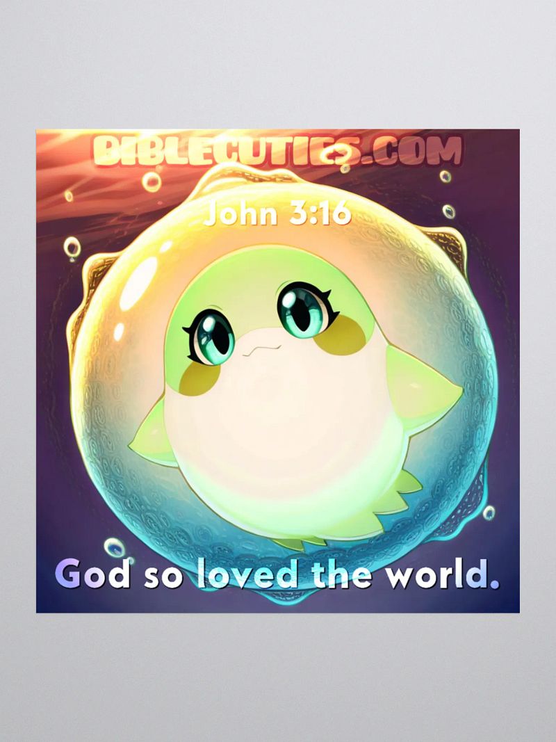 Bible Cuties Elizabeth - God so loved the world - John 3:16
