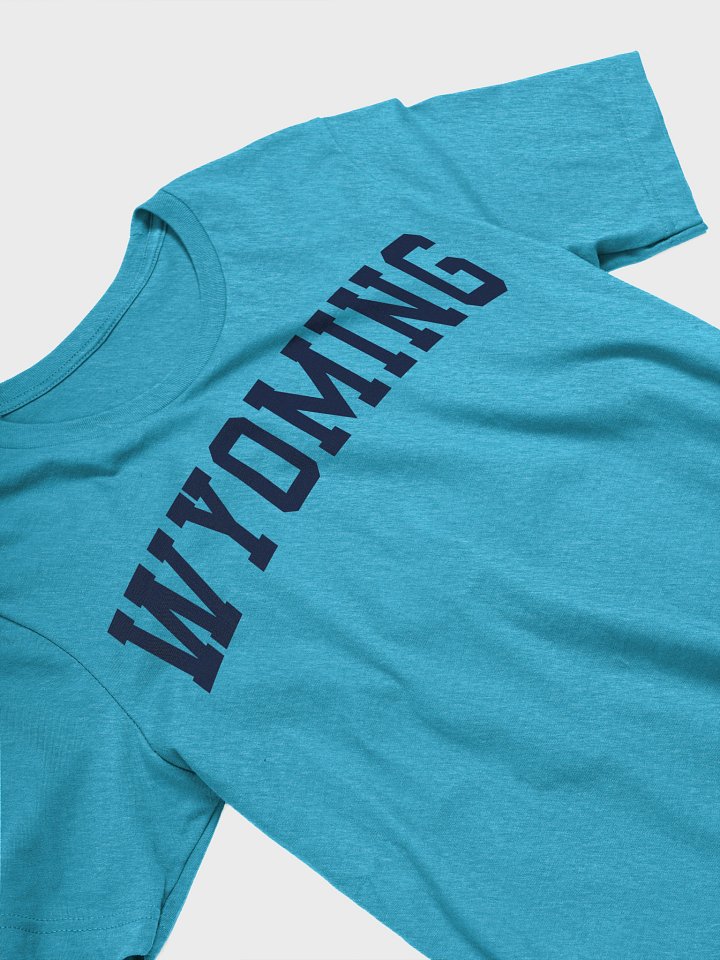 Wyoming Vintage Varsity Supersoft Unisex T-Shirt product image (1)
