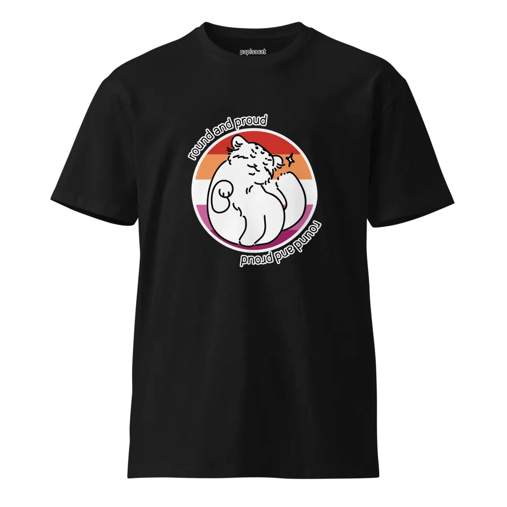 Round and Proud Manul Lesbian Version - AS Colour Unisex T-Shirt product image (21)