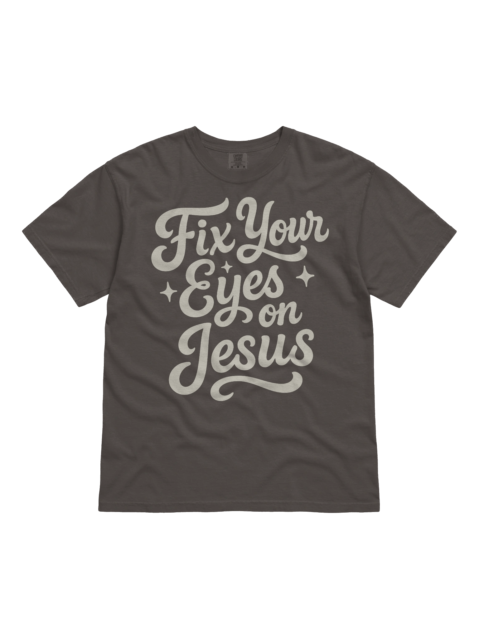 Fix Your Eyes on Jesus Retro Comfort Colors® Tee product image (11)
