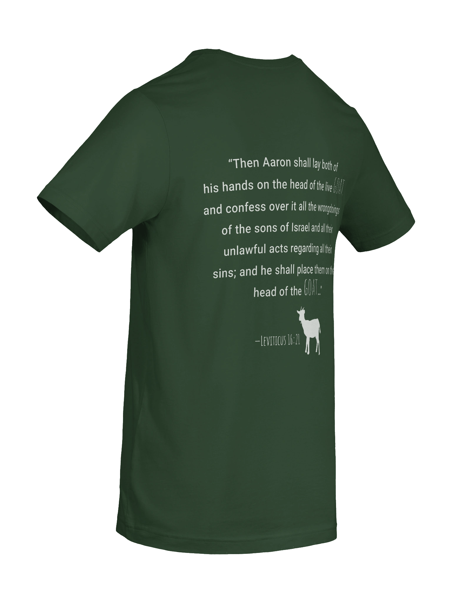 Jesus is the G.O.A.T. T-Shirt (Dark Colors) product image (10)