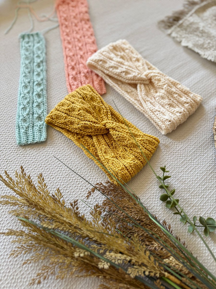 CROCHET PATTERN + VIDEO - The Deidra Headband, sizes newborn baby to adult product image (7)