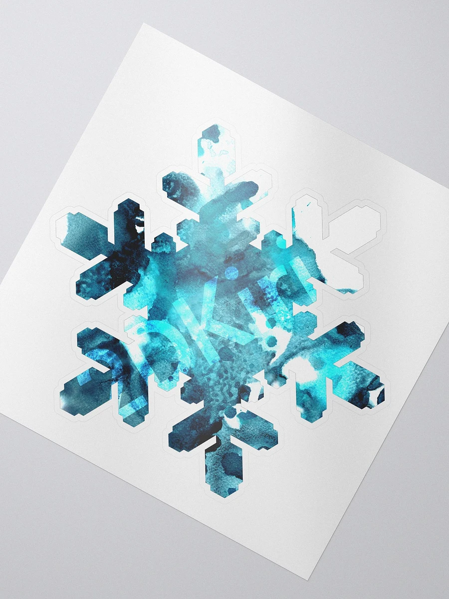 Blue Snowflake Sticker product image (2)