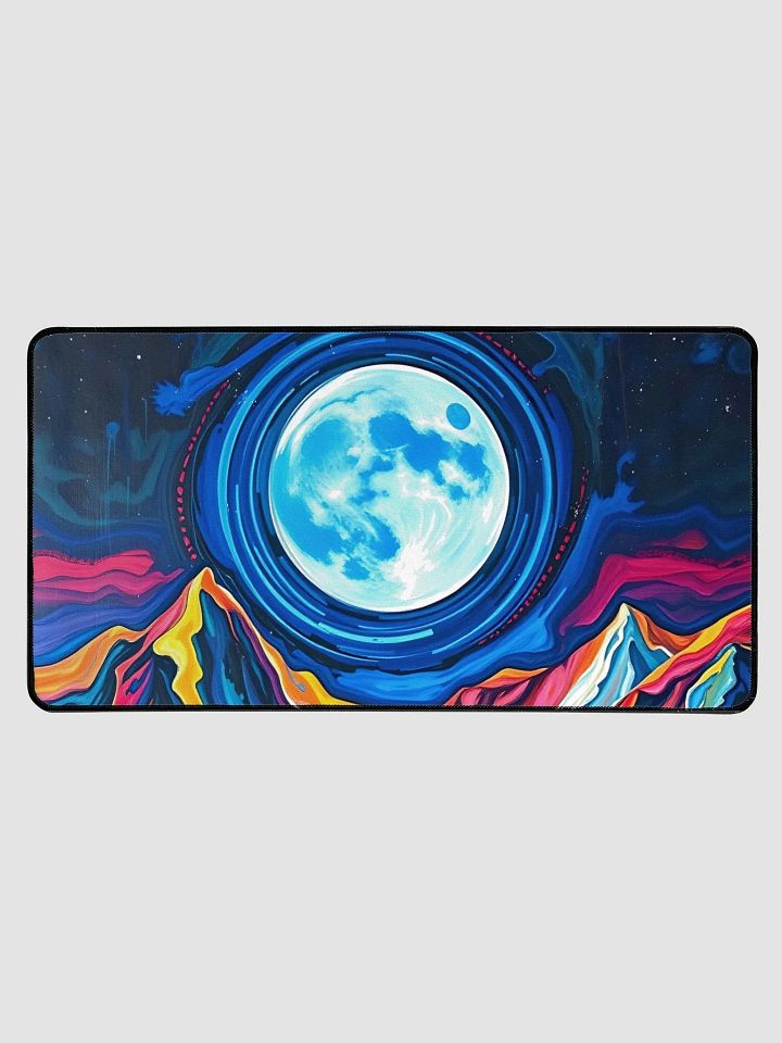 Blue Moon, I saw you standing alone... Desk Mat product image (1)