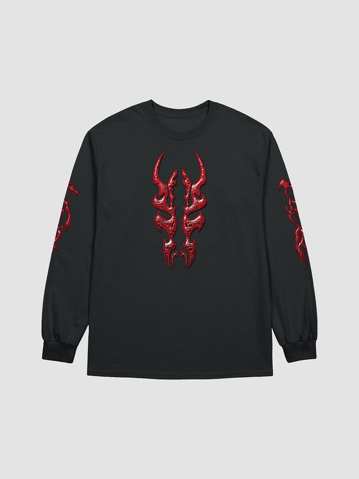 Crimson Tribal Dragon Unisex Longsleeve Shirt product image (1)