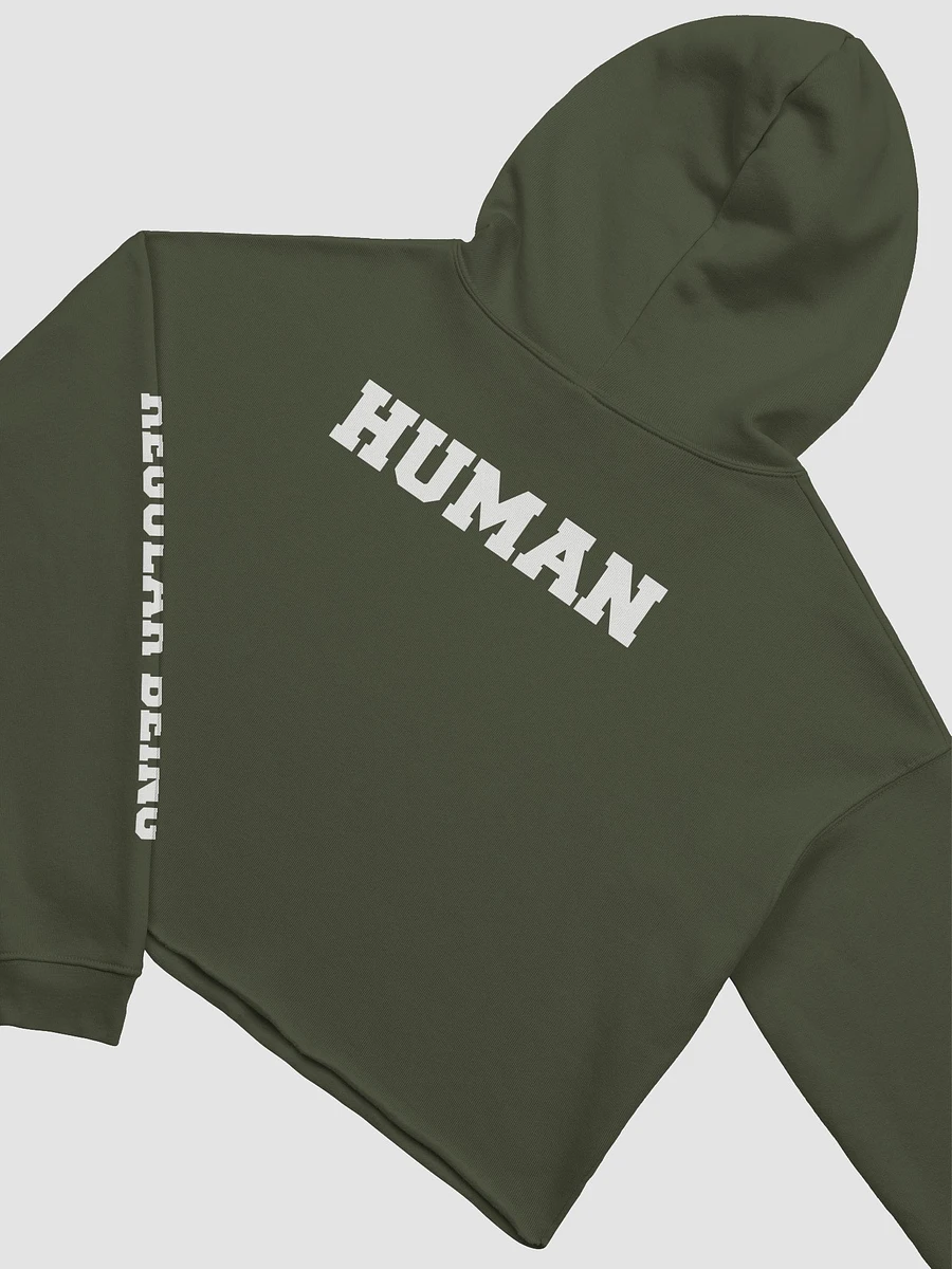 (2 sided) Ordinary Human fleece crop hoodie product image (5)