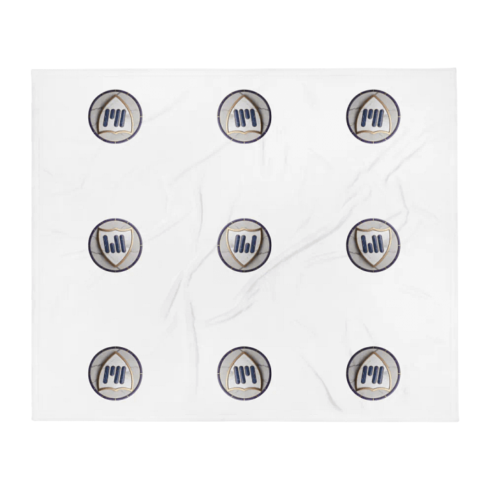 2024 Edition: Kuscheldecke Logo Weiß product image (1)