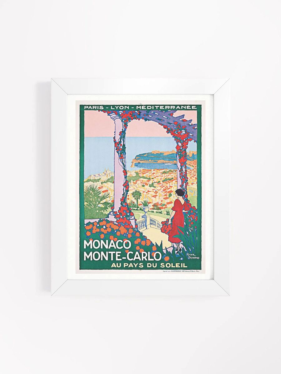 1922 Monaco Monte-Carlo Travel Poster by Roger Broders product image (52)
