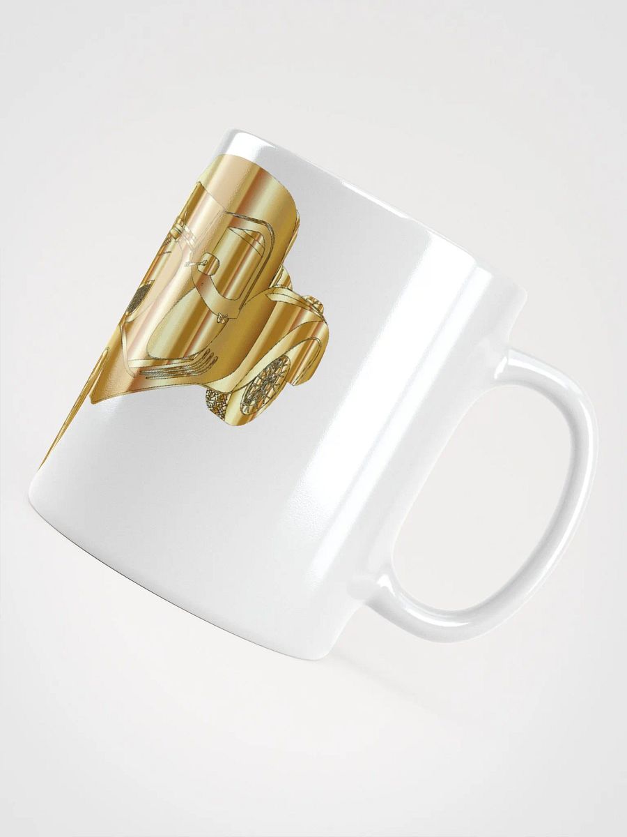 White Glossy Coffee mug-Classic Car product image (7)
