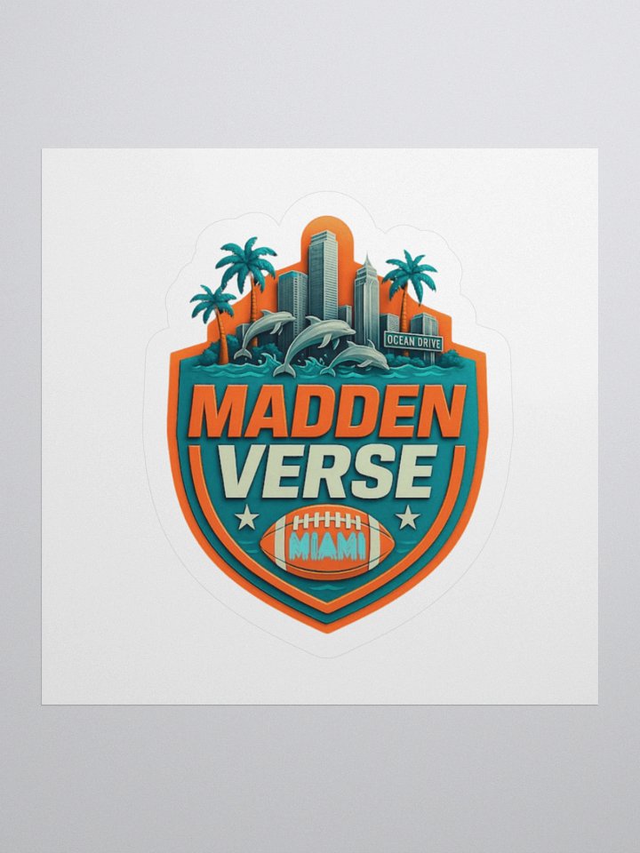 OCEAN DRIVE SKYLINE MADDEN VERSE STICKER product image (1)