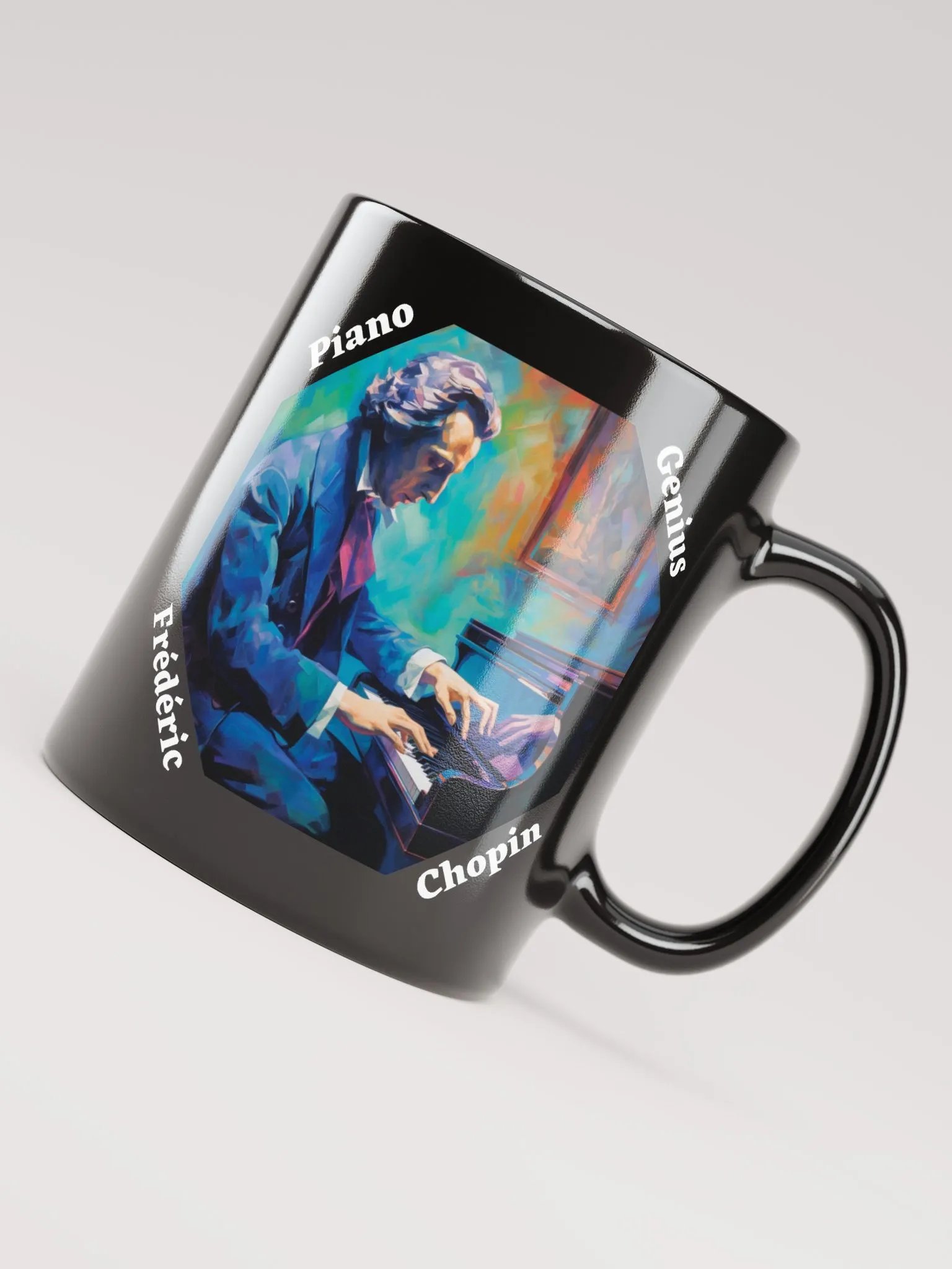 Frédéric Chopin [Playing Piano] - Piano Genius | Mug product image (4)