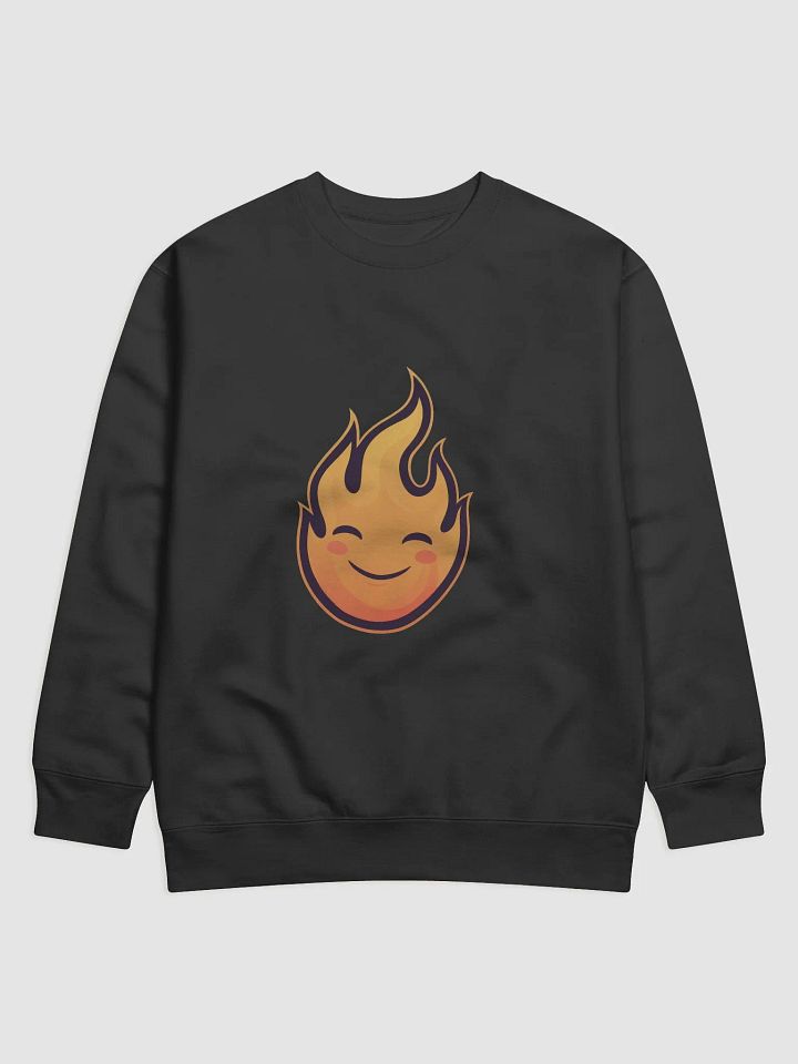 Blazing Smile Cartoon Flame Sweatshirt product image (1)