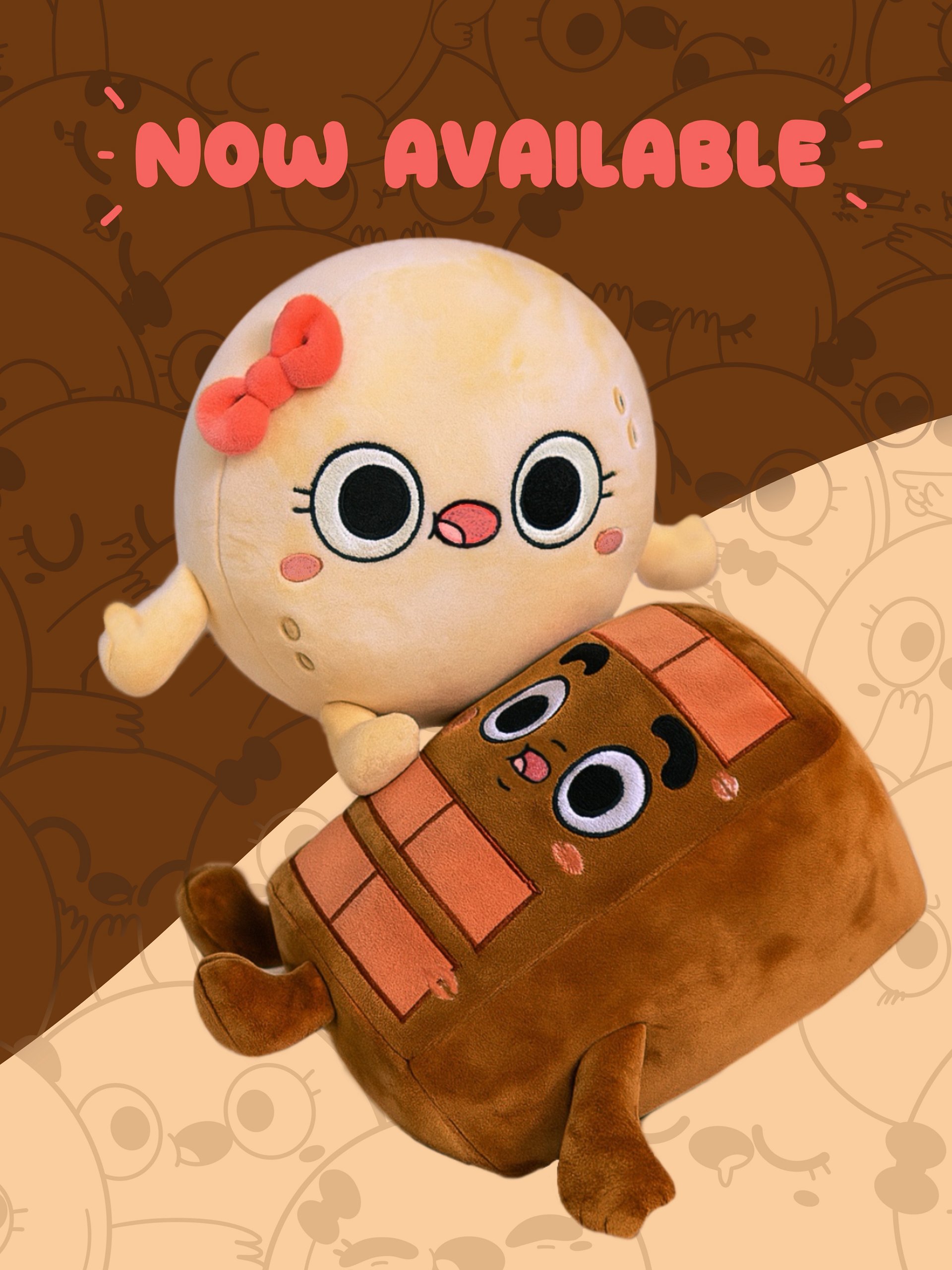 Choco and Pancake- Plushies Bundle product image (1)