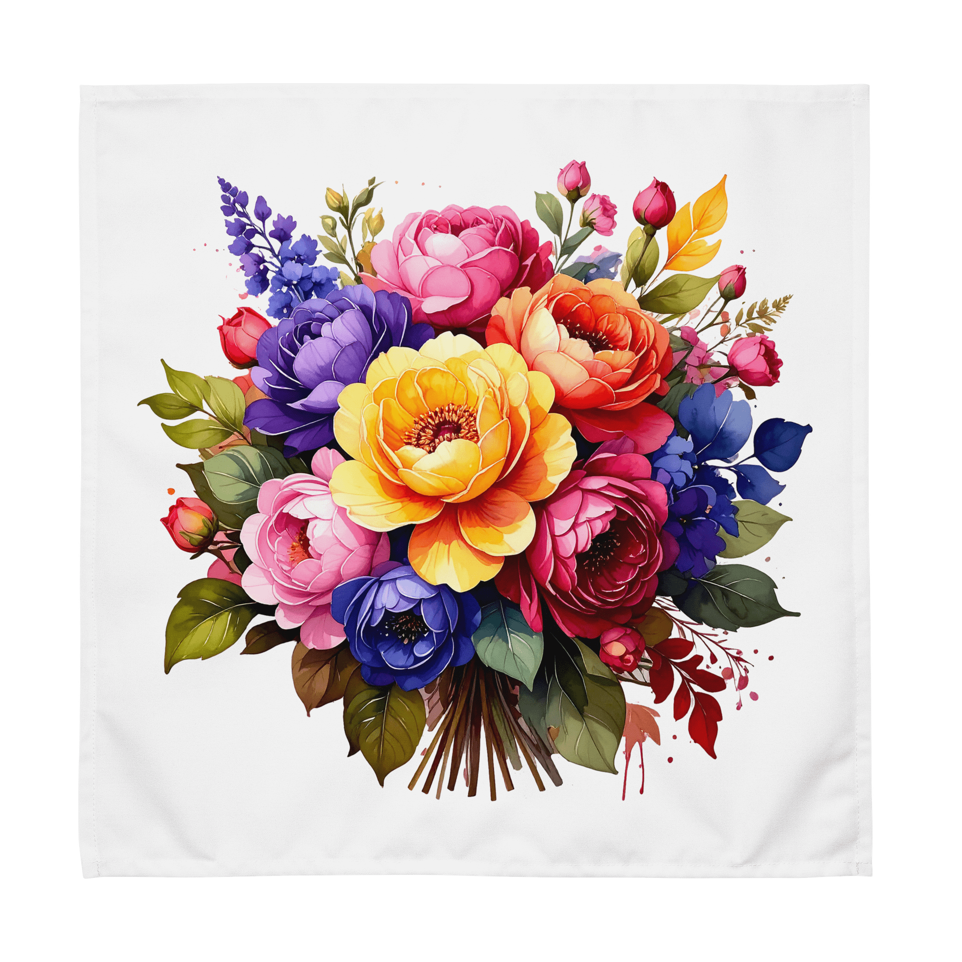 Columbia Road Market Botanical Cloth Napkin Set of Four (Floral) product image (4)