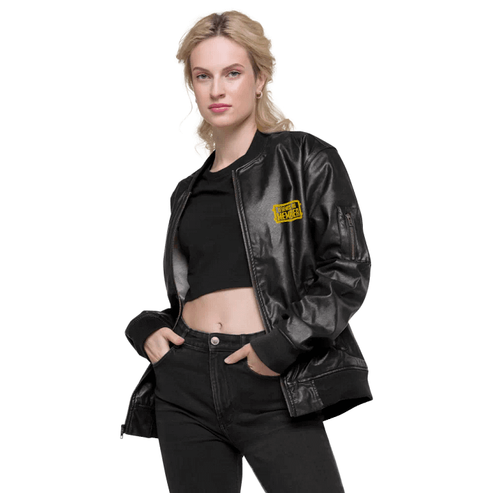 THE LEGENDS HQ MEMBER FAUX LEATHER JACKET product image (2)