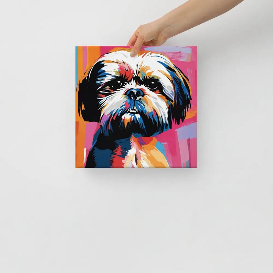 Colorful Shih Tzu Wall Art #545 product image (6)