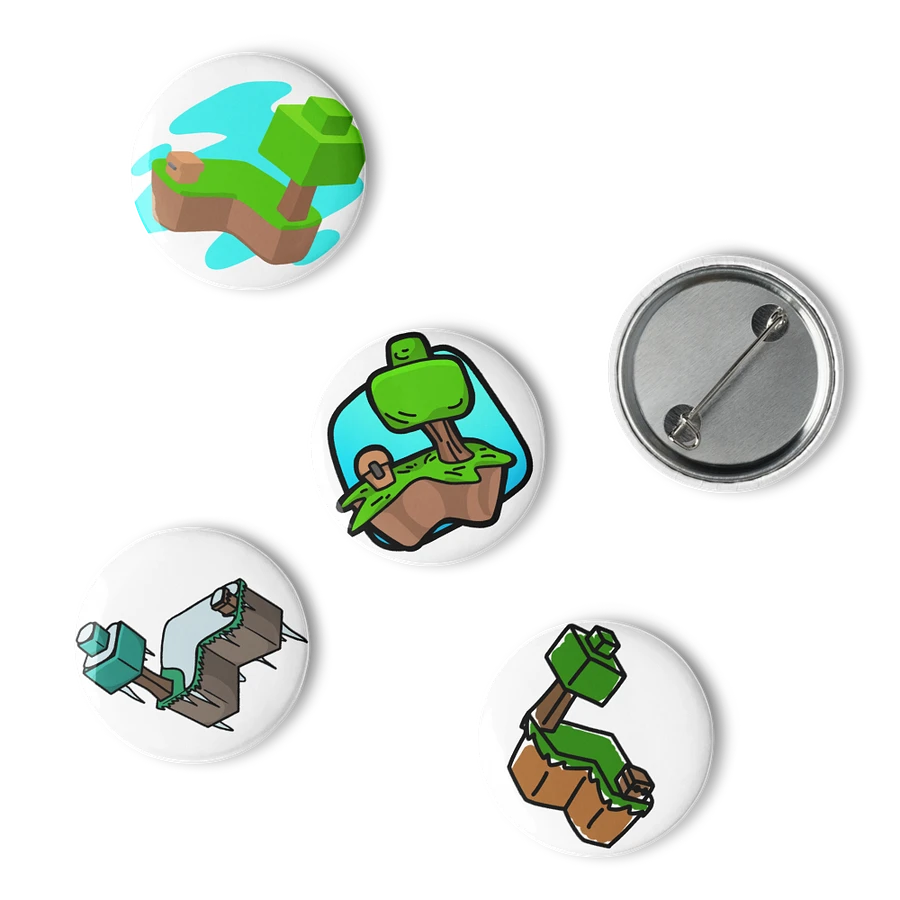 Skyblock Island Buttons product image (6)