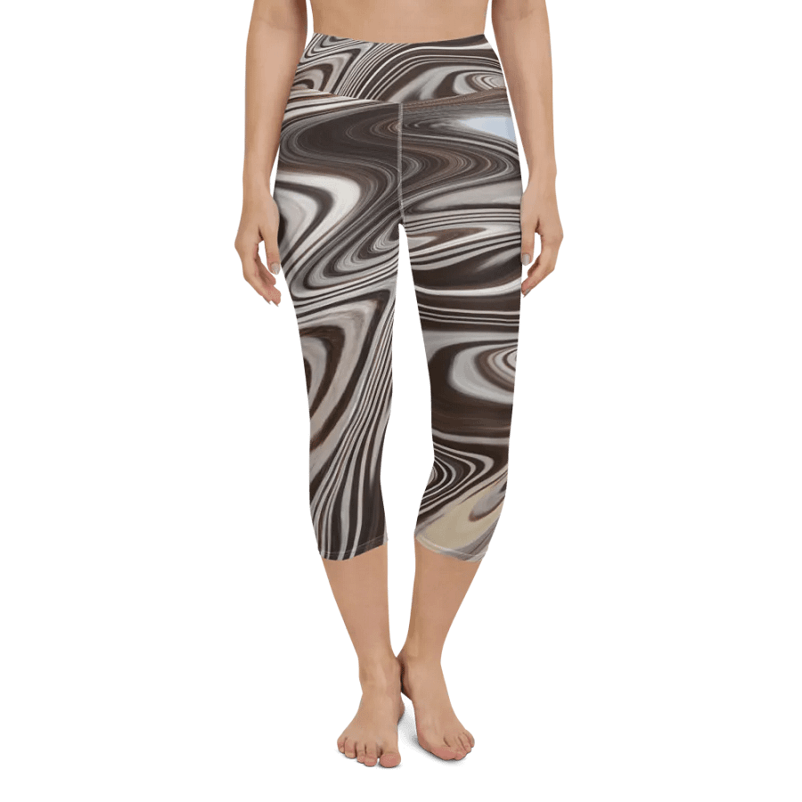 Swirls of Serenity Yoga Capri Leggings product image (4)