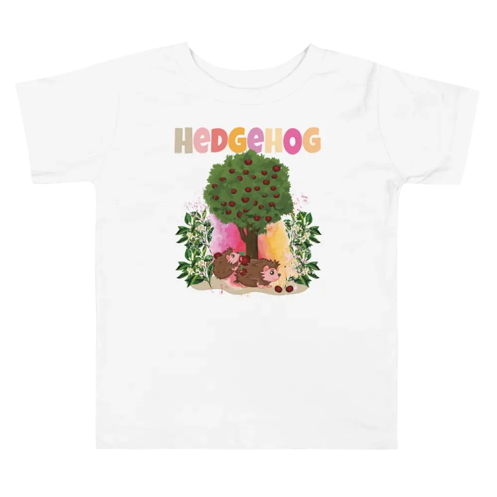 Hedgehog Cute Colorful Funny Bella +Canvas Toddler T-Shirt – Fun Gift for Kids product image (3)