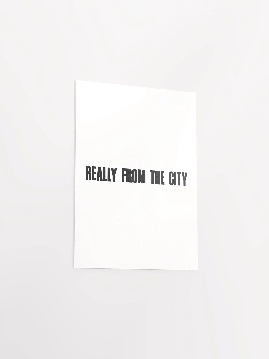 Really From The City Poster product image (3)