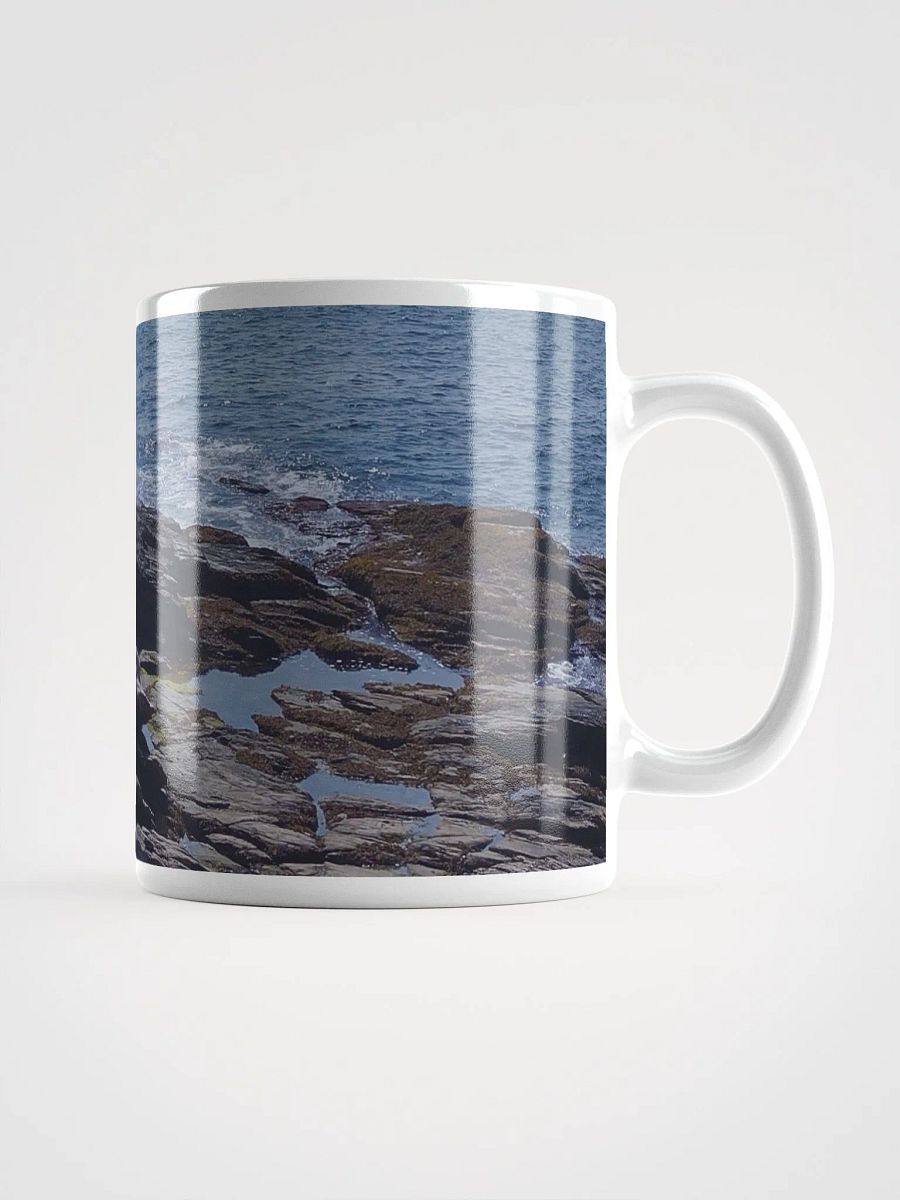 New England Poem Excerpt Mug (Photograph taken at Beavertail in Jamestown, Rhode Island) product image (3)