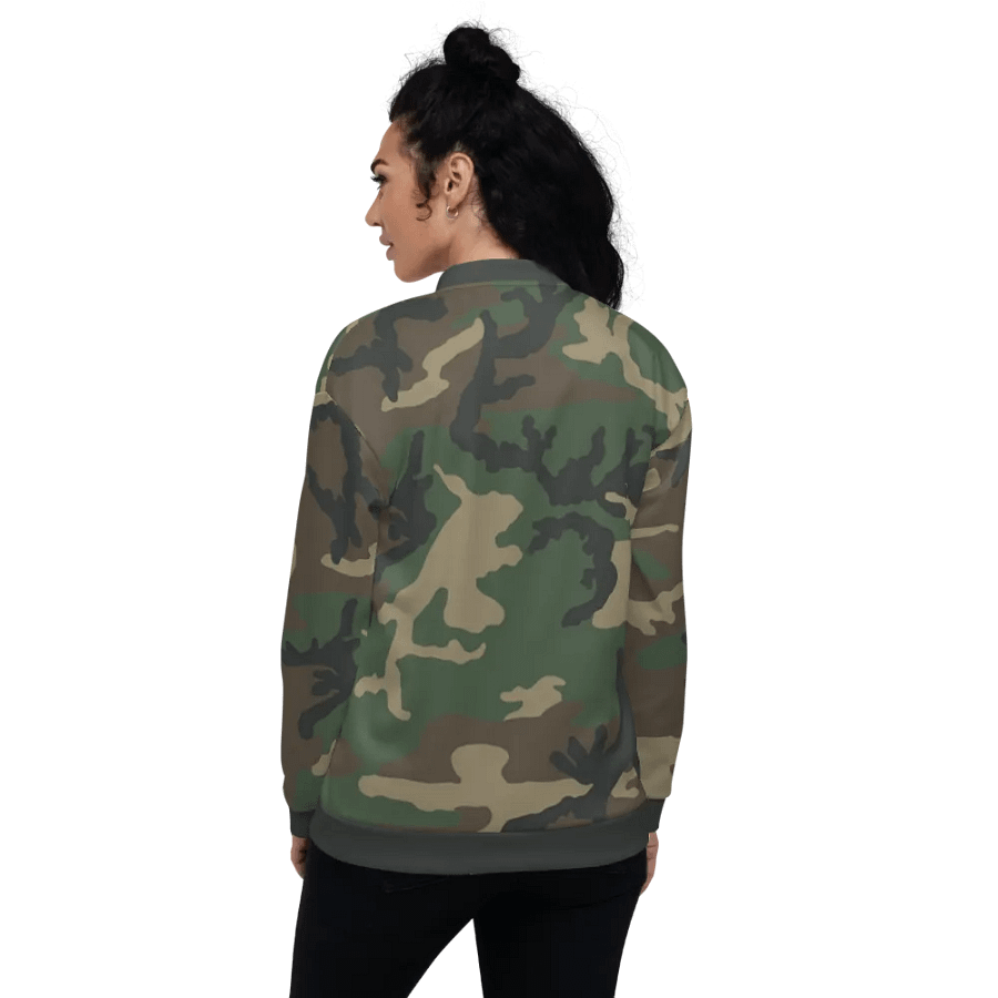 "CIF" M81 Woodland Camo Customizable Bomber Jacket product image (10)