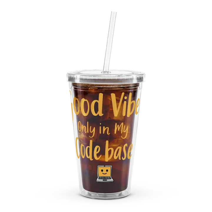 Good Vibes Only Tumbler – Code Base Edition product image (1)