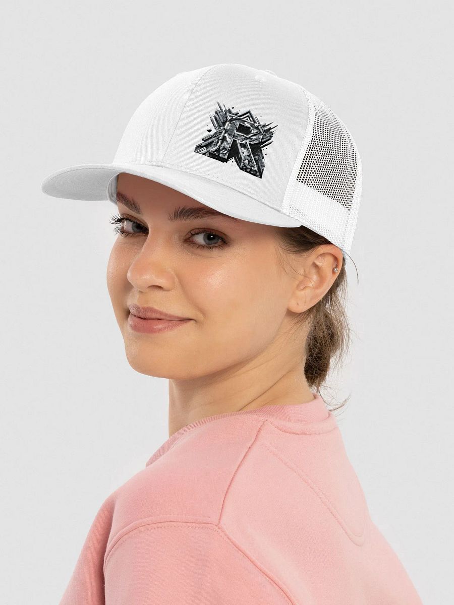 Retro Industrial Letter R Trucker Hat product image (4)